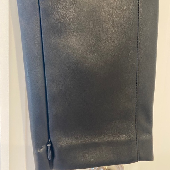 Ann Taylor Faux Leather Pant - Picture 3 of 4